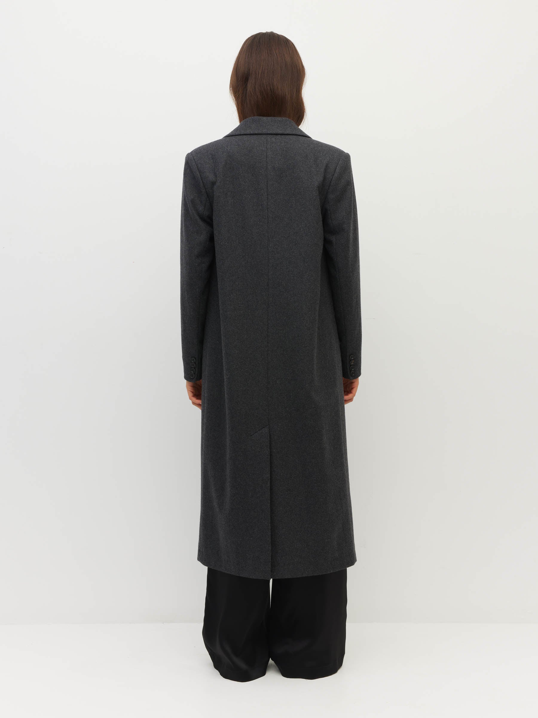 Mantelle Coat (Woollen Twill) Storm Cloud