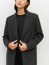 Mantelle Coat (Woollen Twill) Storm Cloud