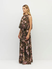 Aria Dress (Blush Petals Crush) Soft Camelia