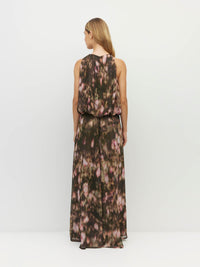 Aria Dress (Blush Petals Crush) Soft Camelia