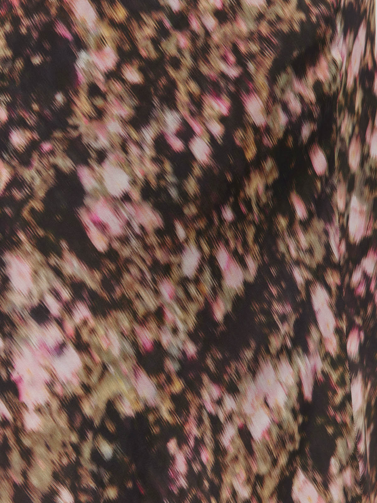 Juliette Hogan Arielle Skirt (Blush Petals Silk CDC) Soft Camelia - simple bias-cut silk skirt in an abstract floral print with elasticated waist.