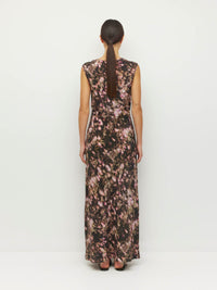 Kenna Dress (Blush Petals Silk CDC) Soft Camelia
