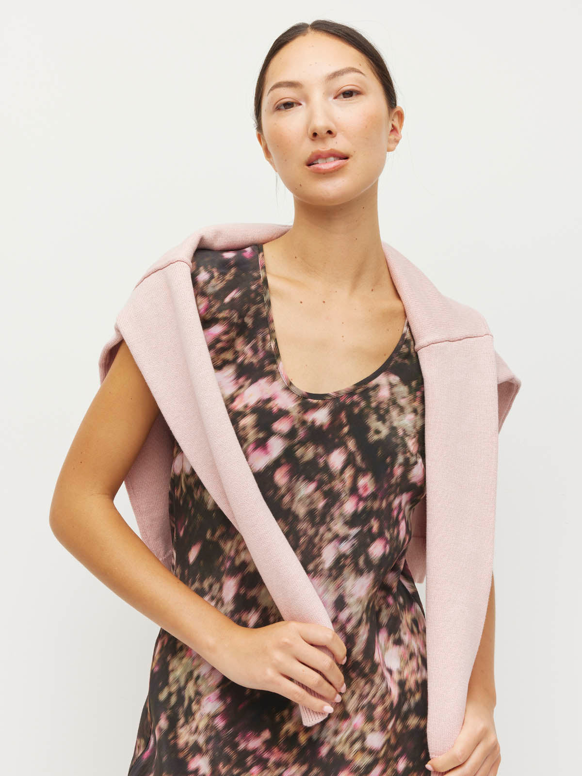 Cotton Sweatshirt (Cotton Knit) Ballet Pink