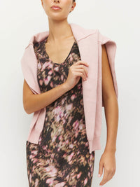 Kenna Dress (Blush Petals Silk CDC) Soft Camelia