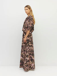 Una Dress (Blush Petals Silk CDC) Soft Camelia