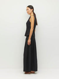 Bernie Top (Crushed Cotton) Black