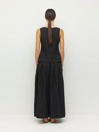 Bernie Top (Crushed Cotton) Black