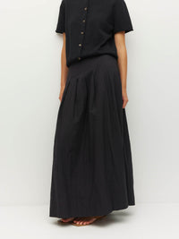 Kita Skirt (Crushed Cotton) Black