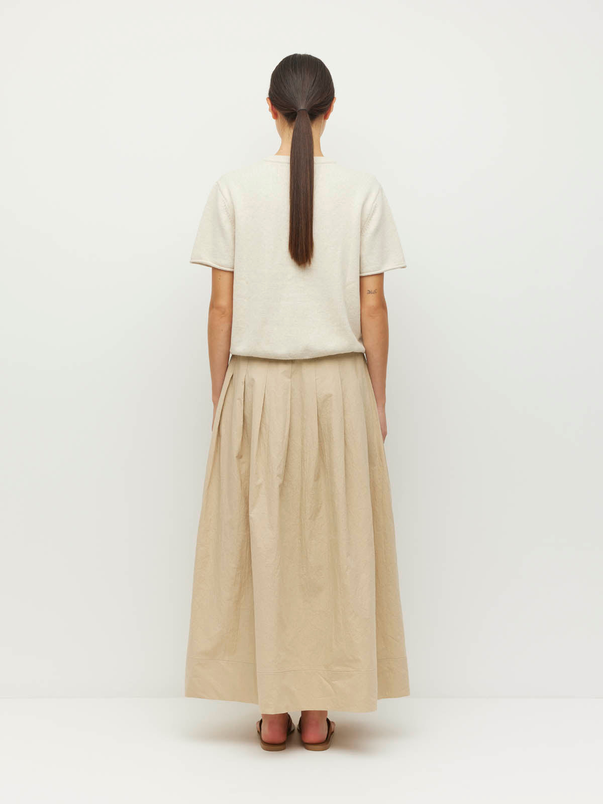 Kita Skirt (Crushed Cotton) Dune