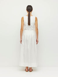 Kita Skirt (Crushed Cotton) White