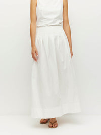 Kita Skirt (Crushed Cotton) White