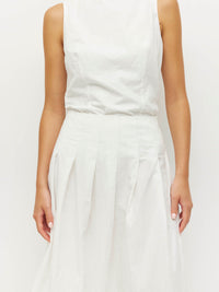 Kita Skirt (Crushed Cotton) White