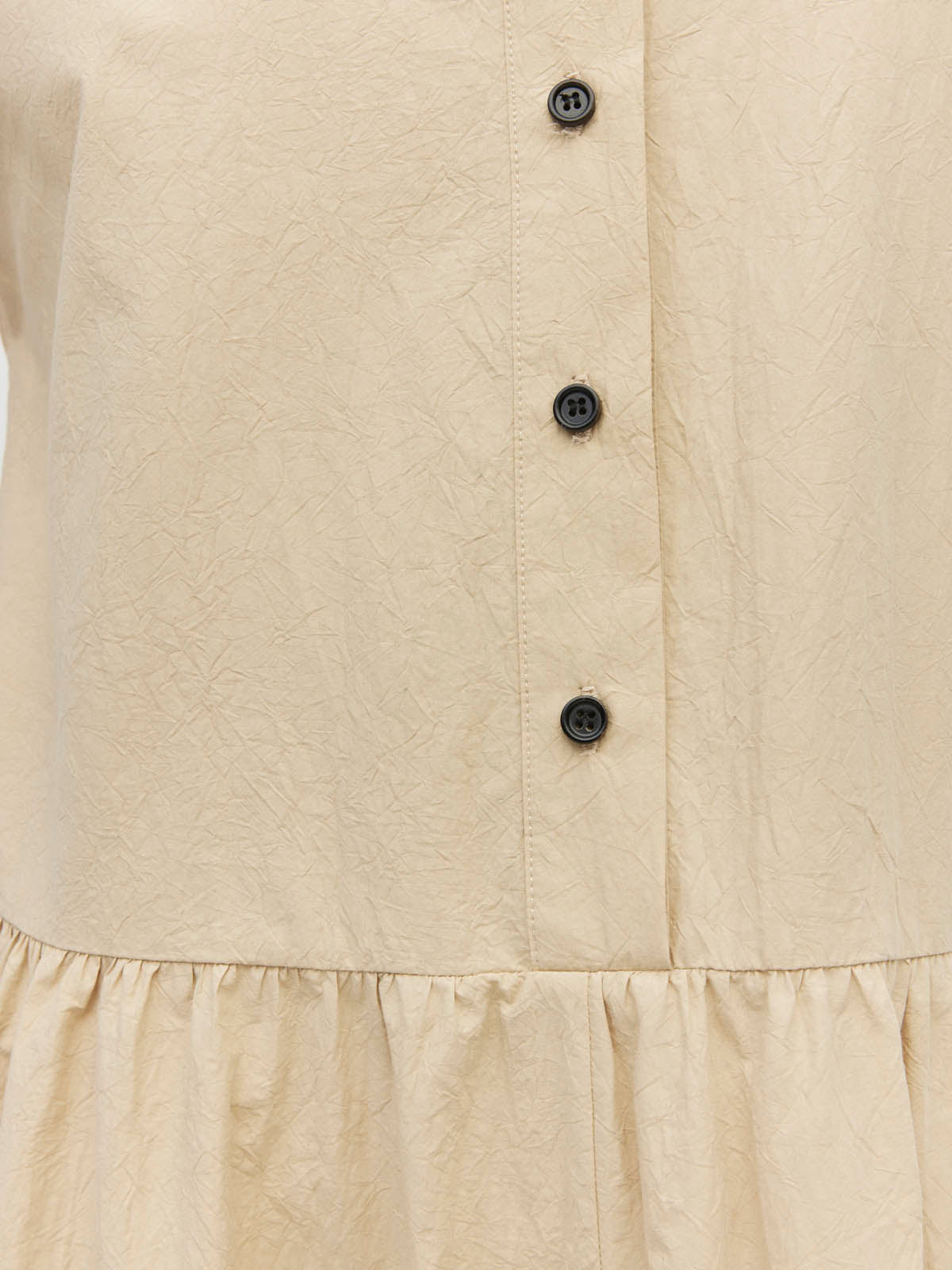 Lenni Dress (Crushed Cotton) Dune