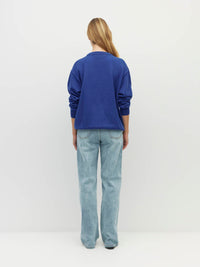 Cotton Sweatshirt (Cotton Knit) Cobalt