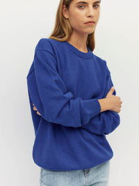 Cotton Sweatshirt (Cotton Knit) Cobalt