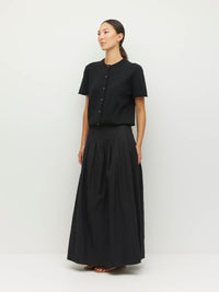 Twin T Cardi (Cotton Knit) Black