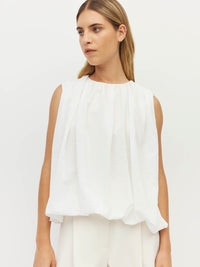 Calder Top (Cloud Chiffon) White