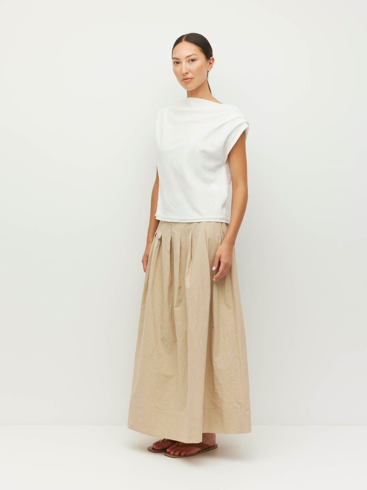 Monaco Top (Cloud Chiffon) White