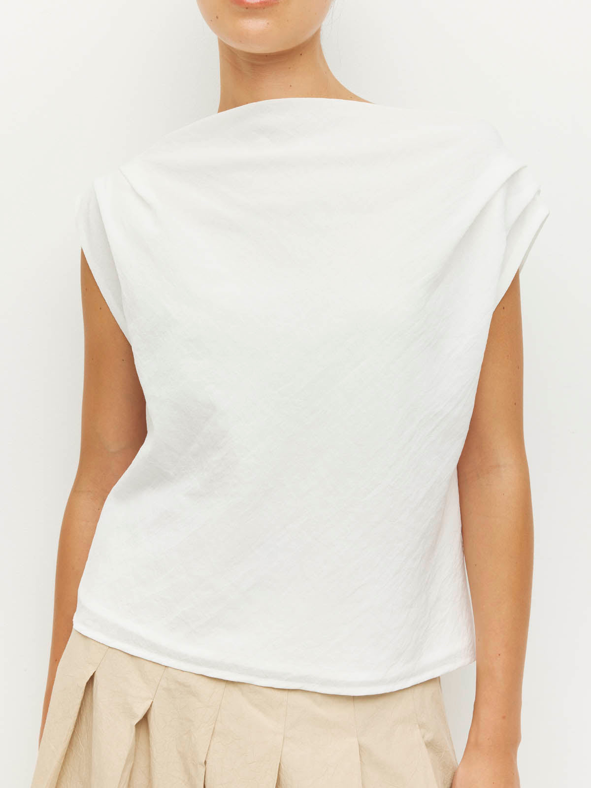Monaco Top (Cloud Chiffon) White