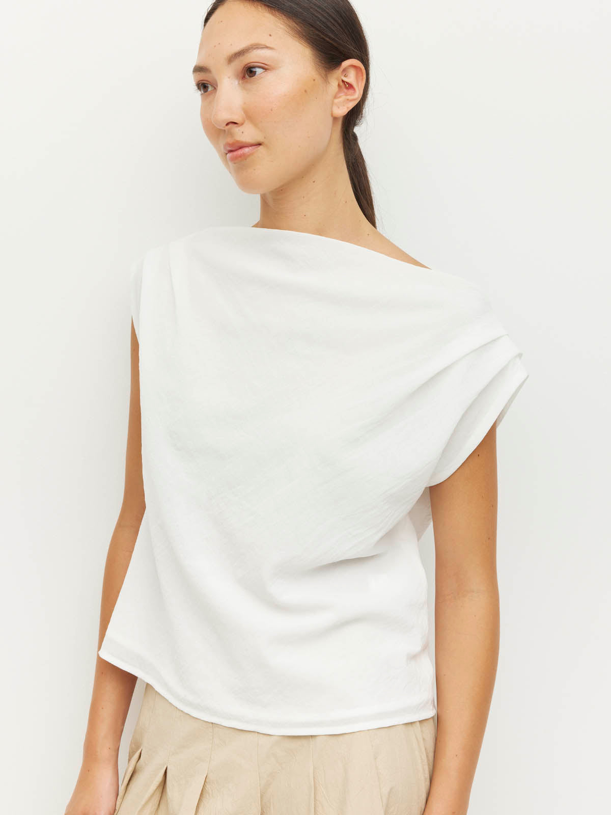 Monaco Top (Cloud Chiffon) White