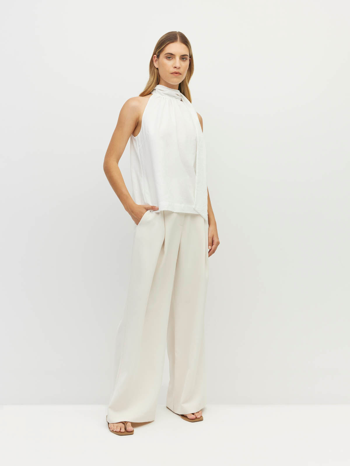 Zelda Blouse (Cloud Chiffon) White