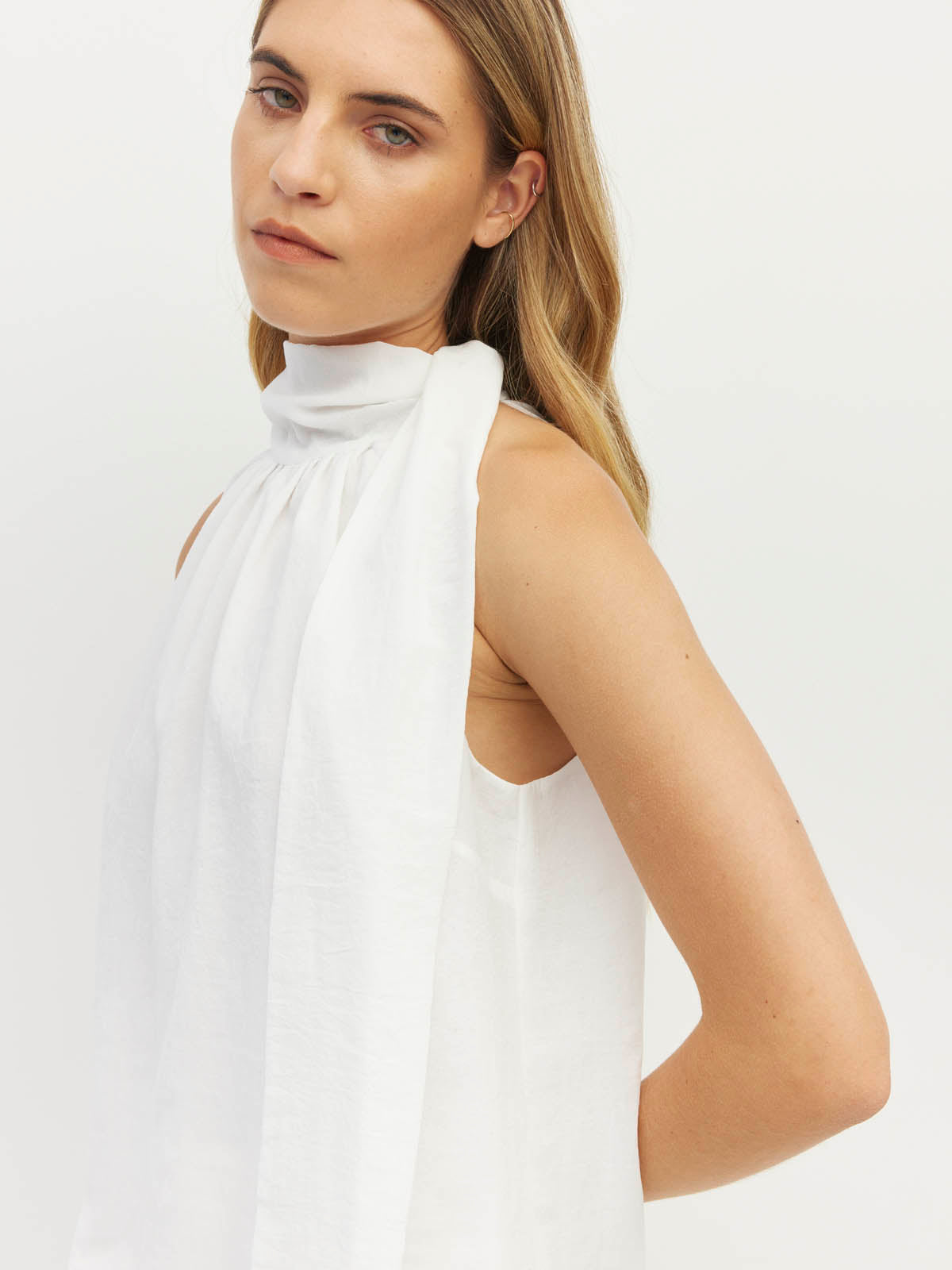 Zelda Blouse (Cloud Chiffon) White