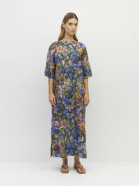 Kiko Dress (Electric Meadow Cotton) Blue Light