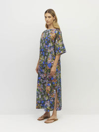 Kiko Dress (Electric Meadow Cotton) Blue Light