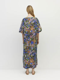 Kiko Dress (Electric Meadow Cotton) Blue Light