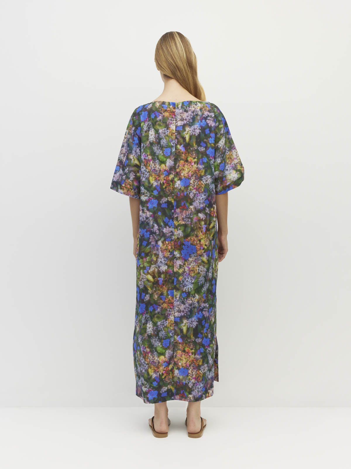 Kiko Dress (Electric Meadow Cotton) Blue Light