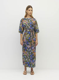 Kiko Dress (Electric Meadow Cotton) Blue Light
