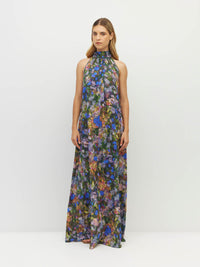 Nico Dress (Electric Meadow Cotton) Blue Light