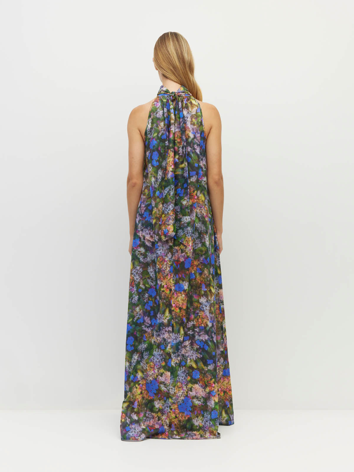 Nico Dress (Electric Meadow Cotton) Blue Light