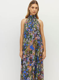 Nico Dress (Electric Meadow Cotton) Blue Light