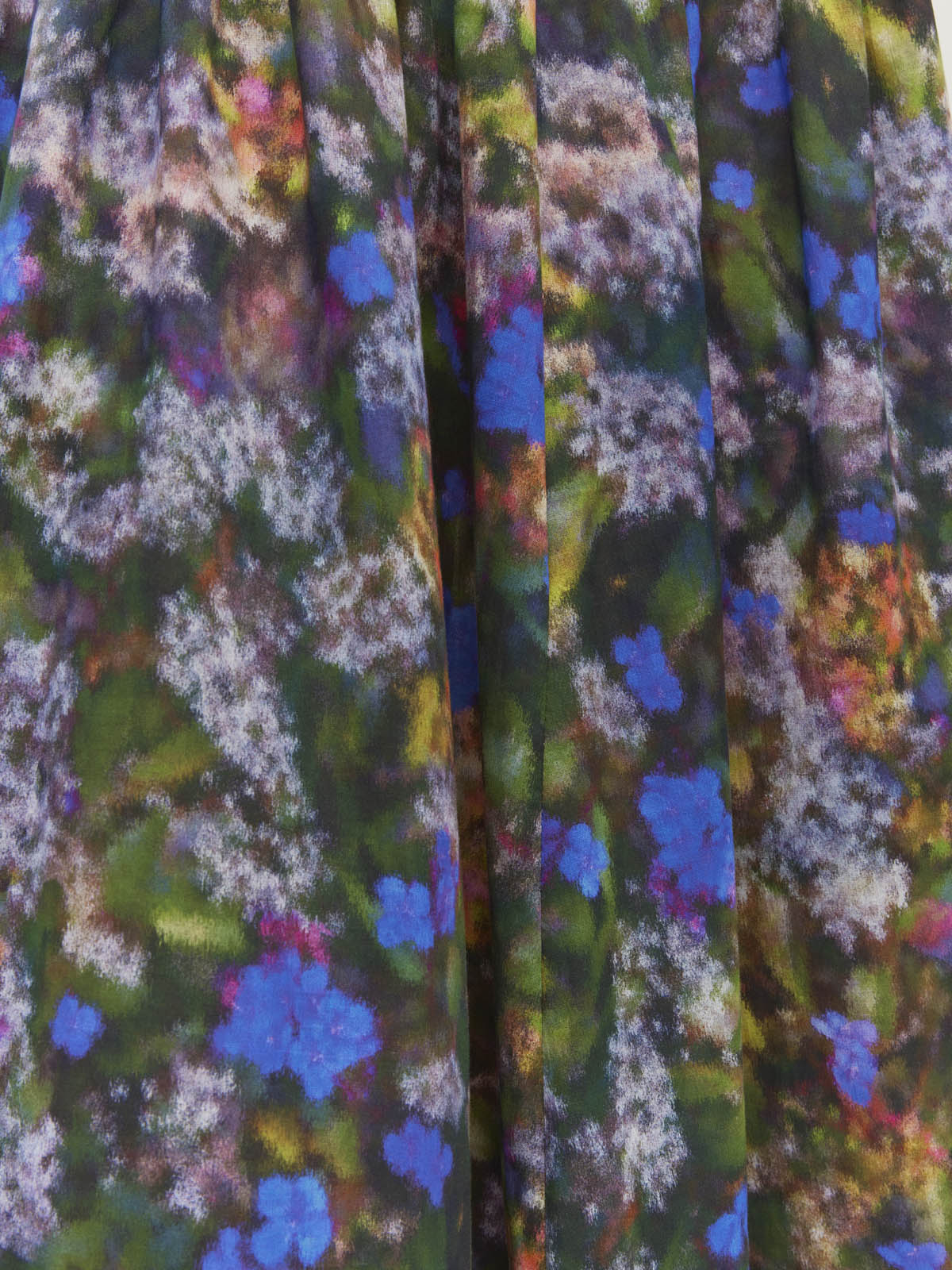 Romi Dress (Electric Meadow Cotton) Blue Light