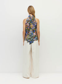 Zelda Blouse (Electric Meadow Cotton) Blue Light
