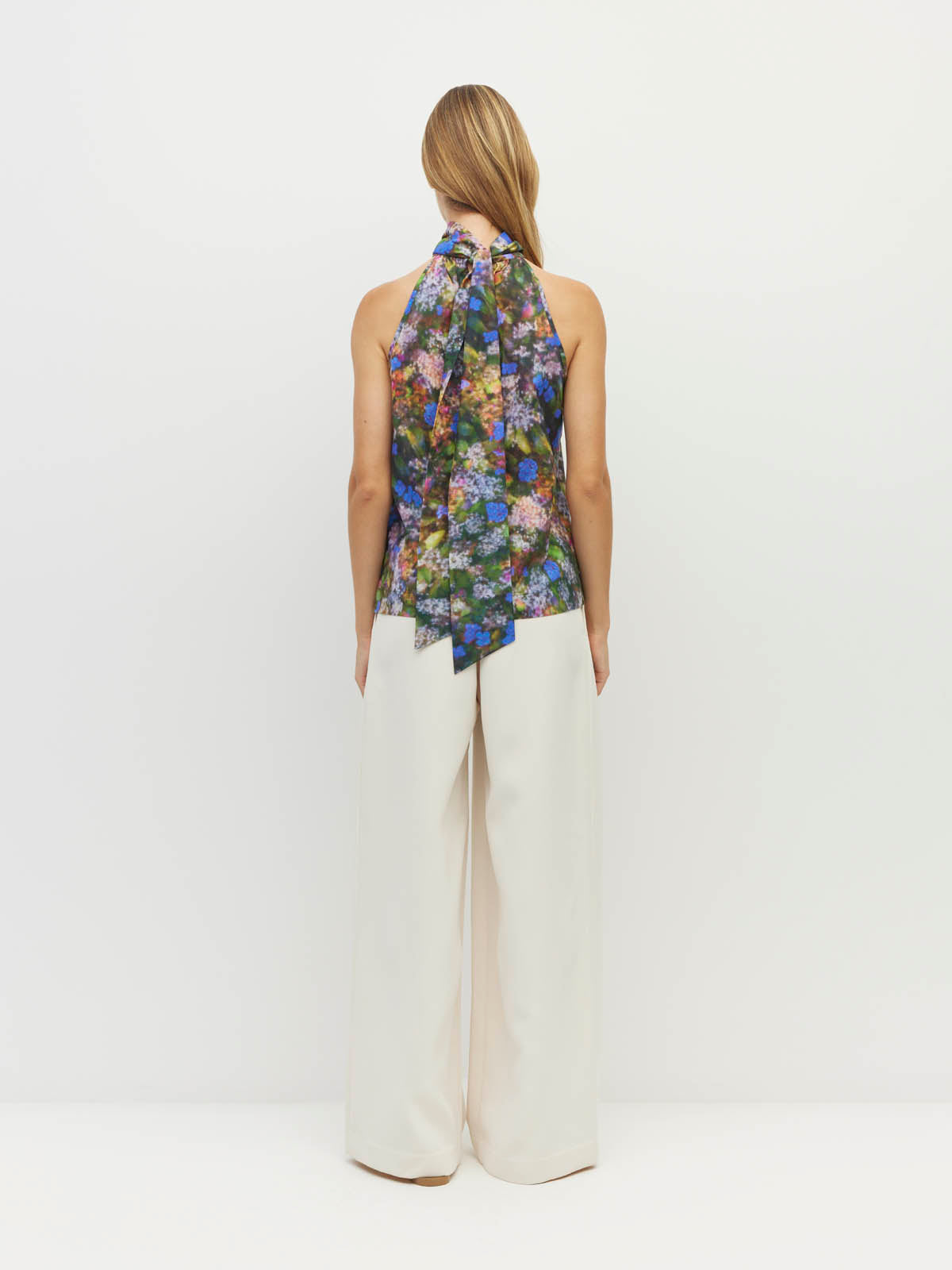 Zelda Blouse (Electric Meadow Cotton) Blue Light