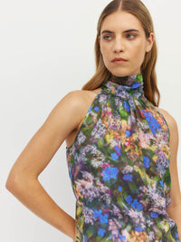 Zelda Blouse (Electric Meadow Cotton) Blue Light
