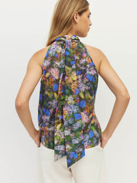 Zelda Blouse (Electric Meadow Cotton) Blue Light