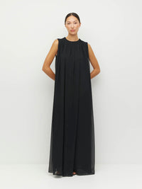 Indra Dress (Georgette Yoryu) Black