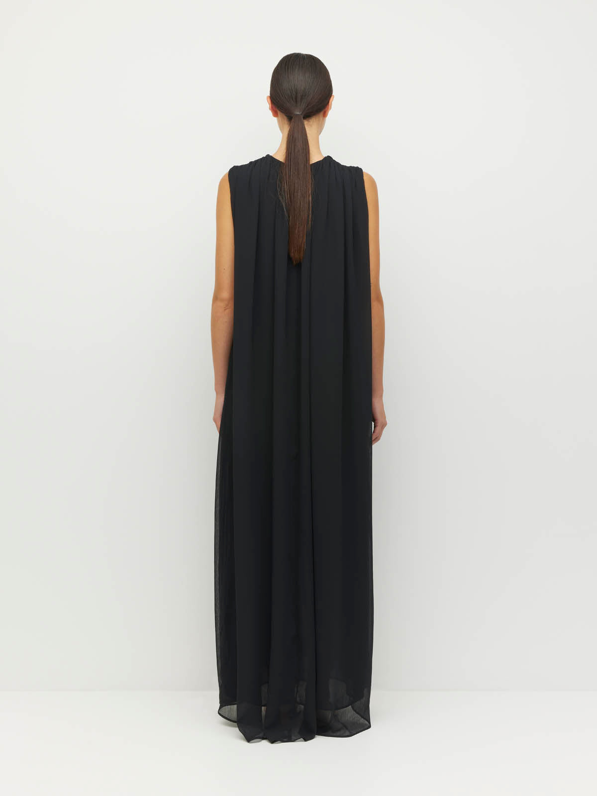 Indra Dress (Georgette Yoryu) Black