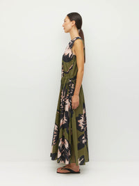 Romi Dress (Grand Flora Cotton) Forest Bloom