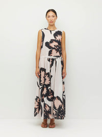 Romi Dress (Grand Flora Cotton) Ivory Bloom