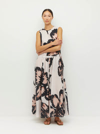 Romi Dress (Grand Flora Cotton) Ivory Bloom