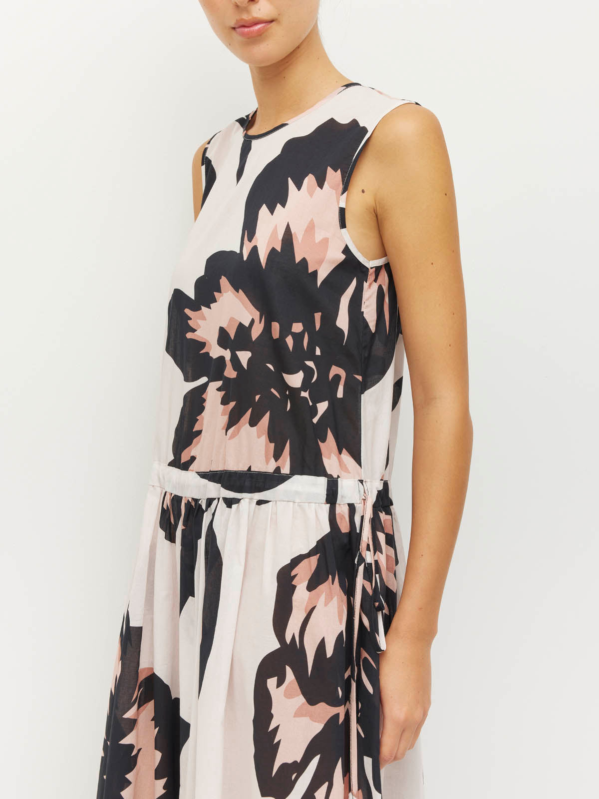 Romi Dress (Grand Flora Cotton) Ivory Bloom