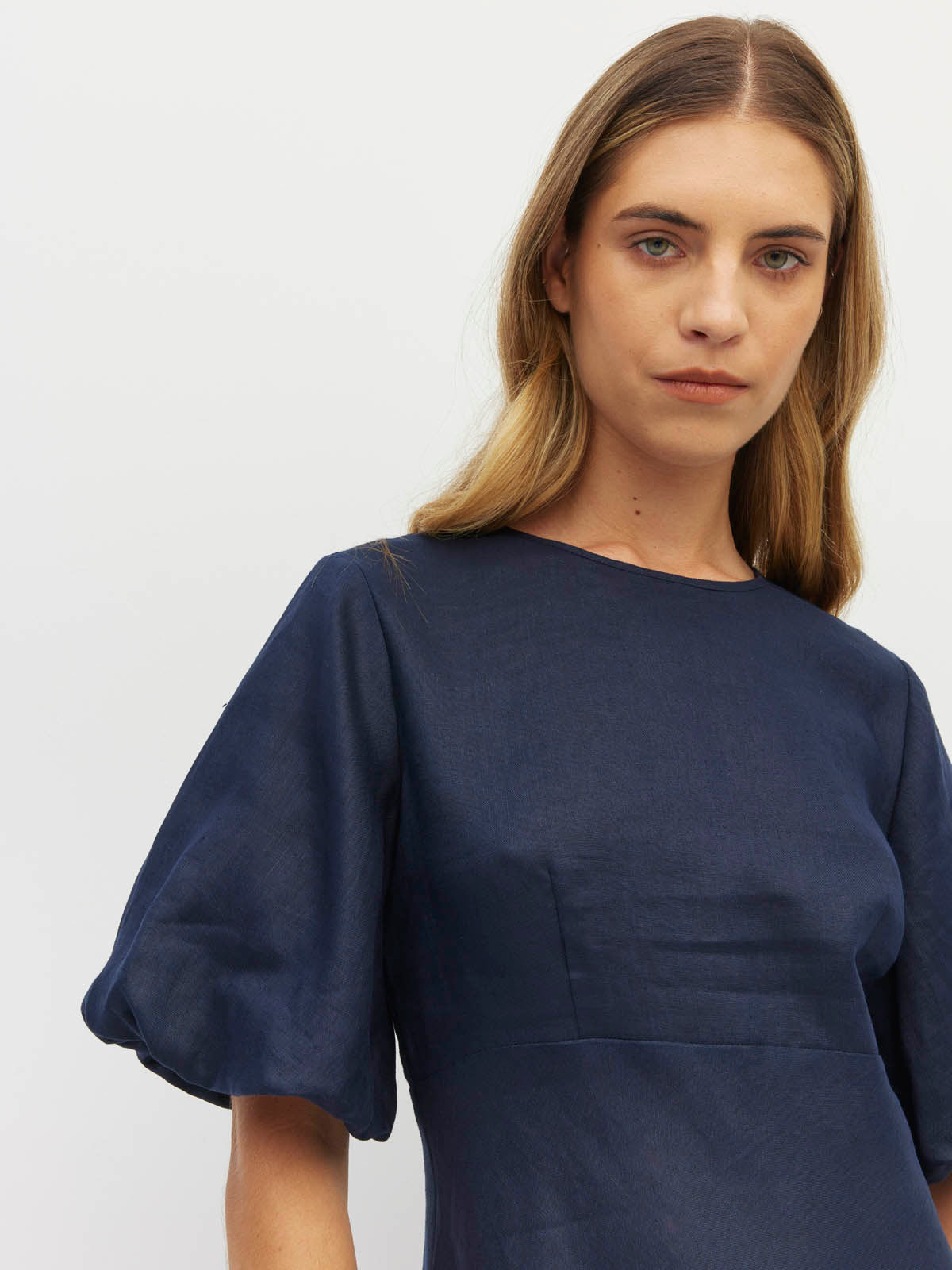 Luciana Dress (Heritage Linen) Oxford