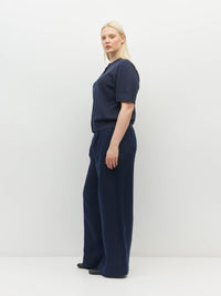 Twin T Cardi (Light Cotton Knit) Slate Blue