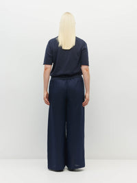 Twin T Cardi (Light Cotton Knit) Slate Blue