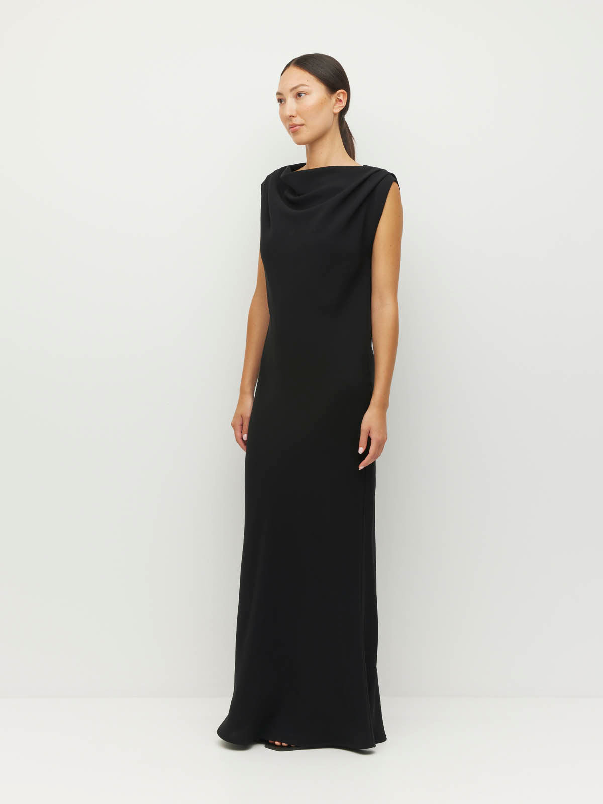 Arc Dress (Luxe Suiting) Black