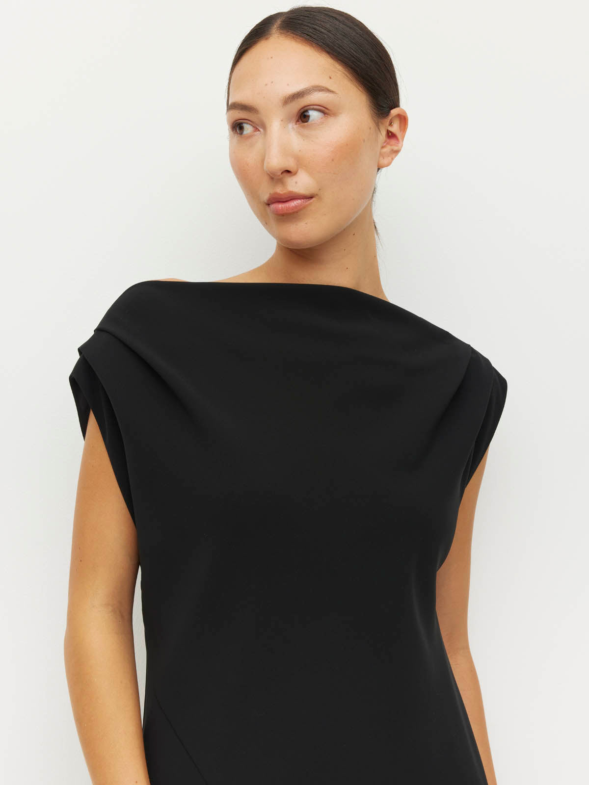 Arc Dress (Luxe Suiting) Black
